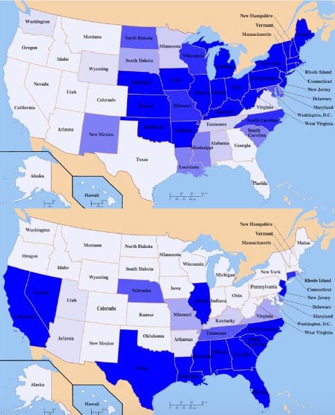 personality differences across the US