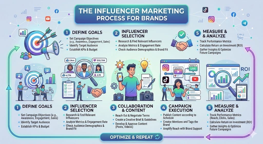 influence marketing process